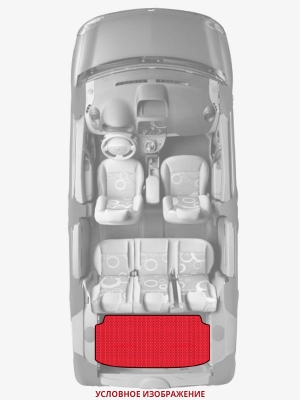 ЭВА коврики «Queen Lux» багажник для Chevrolet Cavalier (2G)